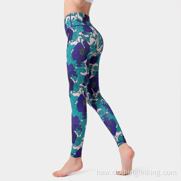 ʻO nā pāpale Floral Leggings